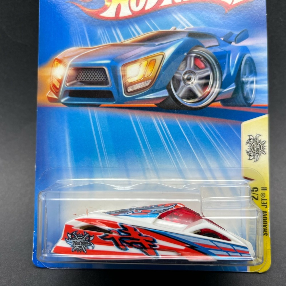 Hot Wheels Scrapheads Shadow Jet II Bee Stinger Car White Diecast 1/64 Scale 154